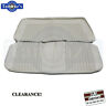 72ksb37c Pui Barracuda Cuda Challenger Rear Seat Upholstery Covers White Clearance