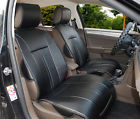 9909 756201959042 Sharpercars Leather Like Car Seat Cushion Cover For Auto Fits Toyota Black