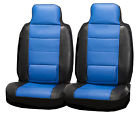 756201959219 Sharpercars Leather Like Car Seat Cover Lumbar Support For Auto Fits Chrysler Blk Blue
