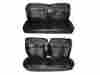1968roadrunner 7707-ben-100 Pg Classic Gtx Satellite Bench Seat Cover Set Black