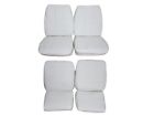 7711-buk-200 Pg Classic Charger Front Bucket Seat Cover Set White 7711-buk-200 Pg Classic Charger Front Bucket Seat Cover Set White