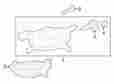 4l1z7863389baa 7863389 Fordlincoln Ford Oem Lincoln Seat Track Cover 4l1z Baa Image 2