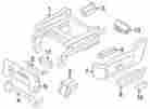7l1z7861748bb Fordlincoln Ford Oem Seat Track Cover Image 3