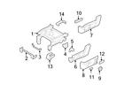 7l1z7861749cc Fordlincoln Ford Oem Seat Track