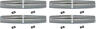 90-83153-1 Premier Quality Products Bucket Seat Emblem Set Fairlane
