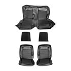 91831blk Mustangs Unlimited Front Rear Bucket Seat Upholstery Black Cougar Standard