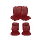 92731red Mustangs Unlimited Front Rear Bucket Seat Upholstery Red Cougar