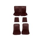 92831mrn Mustangs Unlimited Front Rear Bucket Seat Upholstery Maroon Cougar Decor