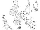 9f9z14a701c Fordlincolnmercury Ford Oem Power Seat