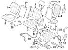 9l1z78600a46dc Lincoln Ford Oem Seat Track Cover Image 25