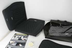 Aierxuan 789622474108 As-6 Two Front Seat Covers Pickup Custom Fits Chevy Gmc Models Black
