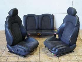51936 Audi 10 11 08 2008 - 2015 Tt Mk2 Coupe Seat Leather Electric Bucket Front Rear Set