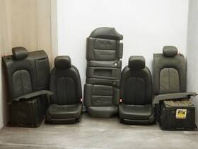4g085704ah38m Audi 202-53614 12-18 A7 4g Seat Leather Bucket Electric Front Rear Set Of 4 4g8885079 Oem