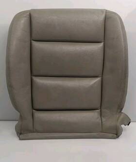 303602402a4 Audi 2004-2008 A4 B7 Front Passenger Side Bottom Seat Cover Gray Leather Oem