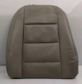 303681400a4 Audi 2004-2009 A4 B7 Front Driver Backrest Seat Cover Grey Letter Oem