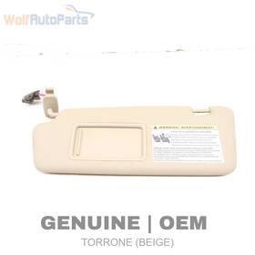 8e0857551ak Audi 2005-2008 A4 B7 - Left Sun Visor / Mirror With Homelink