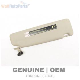8h0857551m Audi 2007-2009 A4 Quattro - Left Convertible Sun Visor / Sunvisor