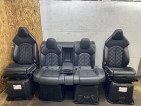 8k0881106m Audi 12-15 Rs7 4g Seat Leather Bucket Cushion Front Rear Left Right Set Oem