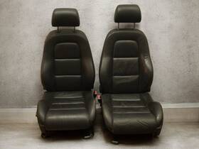 8n0881045 Audi 01-06 Tt Mk1 Convertible Seat Leather Bucket Manual Left Right Set Of 2 Oem