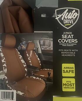 Auto Drive 194346111626 Used Seat Covers 2-pack Brand