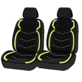 89203 Auto Drive Autodrive 2-pack Seat Covers Universal Fit Black Faux Leather Front Car 89203 Auto Drive Autodrive 2-pack Seat Covers Universal Fit Black Faux Leather Front Car