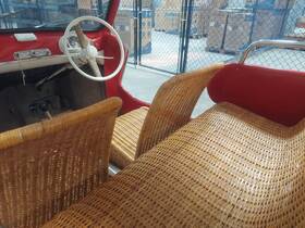 In-600-045 Automotive Fiat Jolly 500 600 750 Wicker Seat Set Recovering Service
