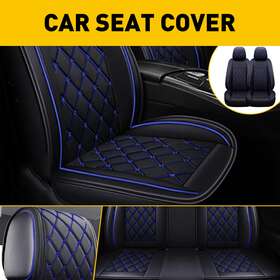 Xpd-zyp-59847 Auxito Full Set Leather Car Seat Cover For Chevy Silverado Gmc Sierra 1500 2007-2022 Us