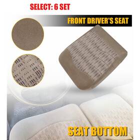 Zyp-f250-99-00ct Auxito Left Driver Bottom Seat Cover For Ford 1999-2000 F250 F350 F450 F550 Us New1-10x