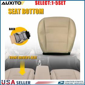Zyp-outback-15-19it Auxito Tan For Subaru Outback 2015-19 Driver Perforated Leather Bottom Seat Cover 1-5x
