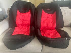 Jkac2013fpbr Bartact Front Tactical Seat Covers For Jeep Wrangler Jk And Jku 2013-18 Pair Red