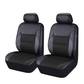My-9001s Bcsmmcar Car Seat Covers Full Set Cushion Pu Leather Front Rear Protective Pads Mats