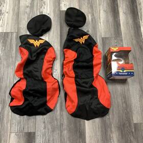 Wbsc-1911 Bdk Usa Dc Comics Wonder Woman Car Truck Front Seat Covers Set 100% Waterproof