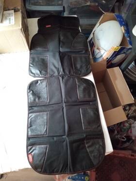 Bbm-csp-001 Bebe By Me Royal Oxford Luxury Car Seat Protector - Extreme Heavy Duty Obsidian Leather