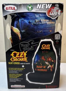 70198-8 Bell Automotive #1437 Ozzy Osbourne Seat Cover Diary Madman Bucket 2011