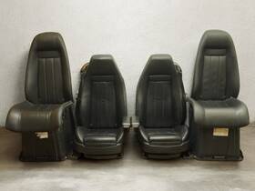 3w3885511f Bentley 03-06 Continental Gt Coupe Seat Leather Bucket Cushion Front Rear Set