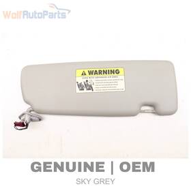 51167076699 Bmw 2006-2010 650i - Left Sun Visor / Mirror 7076699