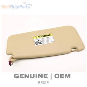 51167122869 Bmw 2008-2010 550i - Left Sun Visor / Mirror 7122869
