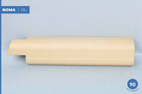 52107126906 Bmw 02-08 750li E66 Front Right Passenger Side Seat Rail Cover Trim Beige Oem