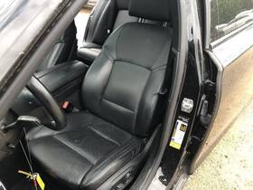 52107312201 Bmw 2013 740i Left Front Driver Bucket Seat Black Leather Heat Cooled 854389