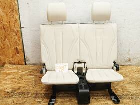 64119116489 Bmw 2014 - 2018 X5 F15 Seat Leather Cushion 3rd Row Upper Lower Rear Oem