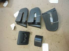 7012909 Bmw 00-06 E53 X5 Set Of Miscellaneous Rear Seat Trim Covers Black