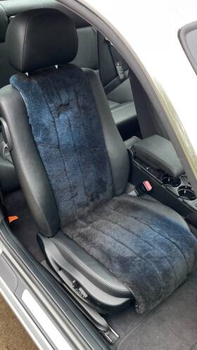 82111467661 Bmw Rare Genuine Sheepskin Seatvest Seat Covers Black