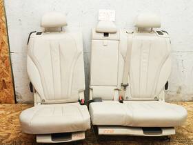 9314060 Bmw 2014 - 2018 X5 F15 Seat Leather Cushion 2nd Row Upper Lower Rear Oem