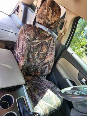 Cal Trend 787765672870 2011-14 Ford Edge Neoprene 1st Row Seat Covers In Camo Super Nice