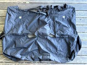 Rs1435 Carhartt 888999381665 New Universal Nylon Duck Full-size Bench Seat Cover - Black