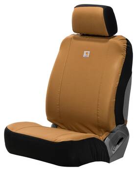 C000139920199 Carhartt Universal Fit Nylon Duck Bucket Seat Cover - Brown