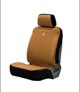 C000150620199 Carhartt Universal Fitted Nylon Duck Bucket Seat Cover - Brown