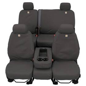 Ssc8445cagy Carhartt Covercraft Seatsaver Gravel Seat Cover For 15-18 Ford F-150