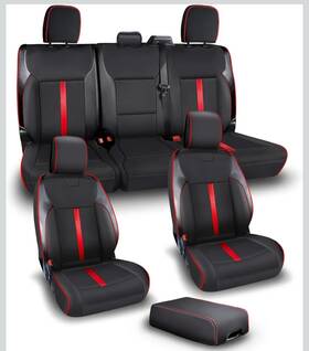 Carlimeki-f150-xl Carlimeki Seat Covers Custom For F150 Xl Xlt Stx 2021-2025 Super Crew Cab