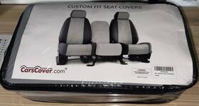 Carscover 709870731952 Custom Front Seat Covers For 2004-2008 Ford F150 Neoprene Gray/black 2 Seats